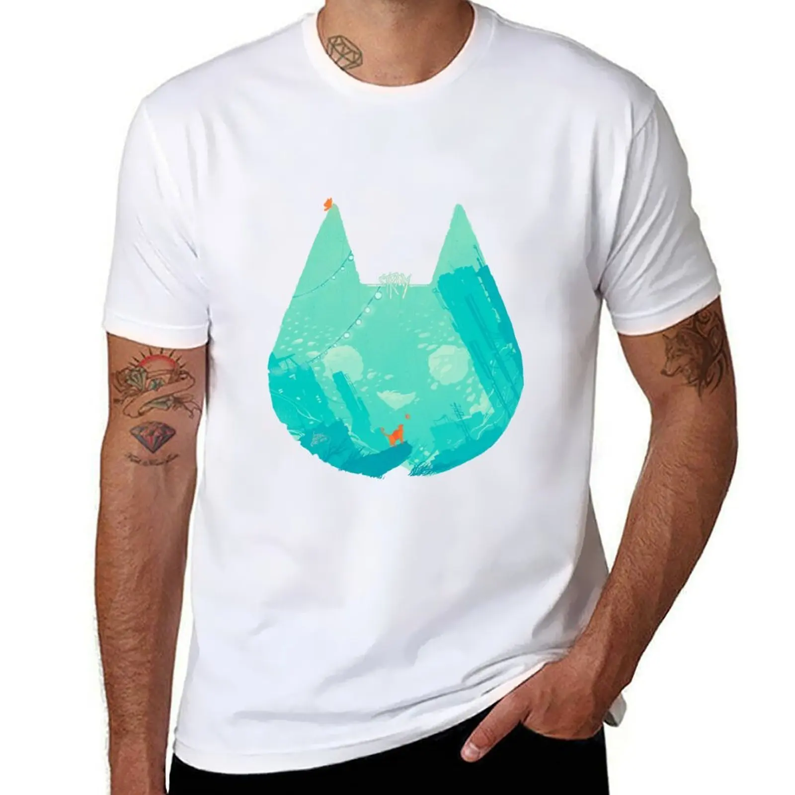 

A Feline Story T-Shirt men t shirt cotton 100% man t shirt cotton T-Shirt
