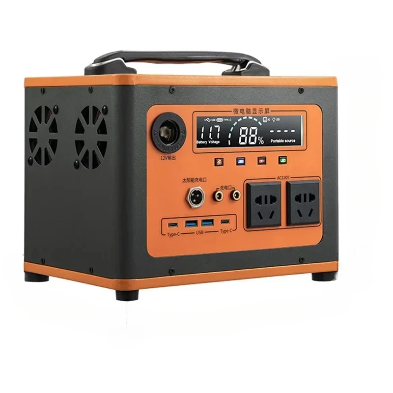 220v Outdoor Emergency Mobile Power Bank 2000Wh Lithium Ion Battery,Home Camping 1200w Portable Power Station Solar Generetor