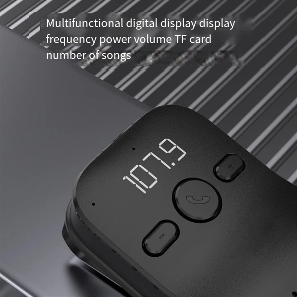 POP-lSun قناع سمّاعات بلوتوث يدوي مجموعة السيارة اللاسلكية استقبال الصوت مكبر الصوت الموسيقى