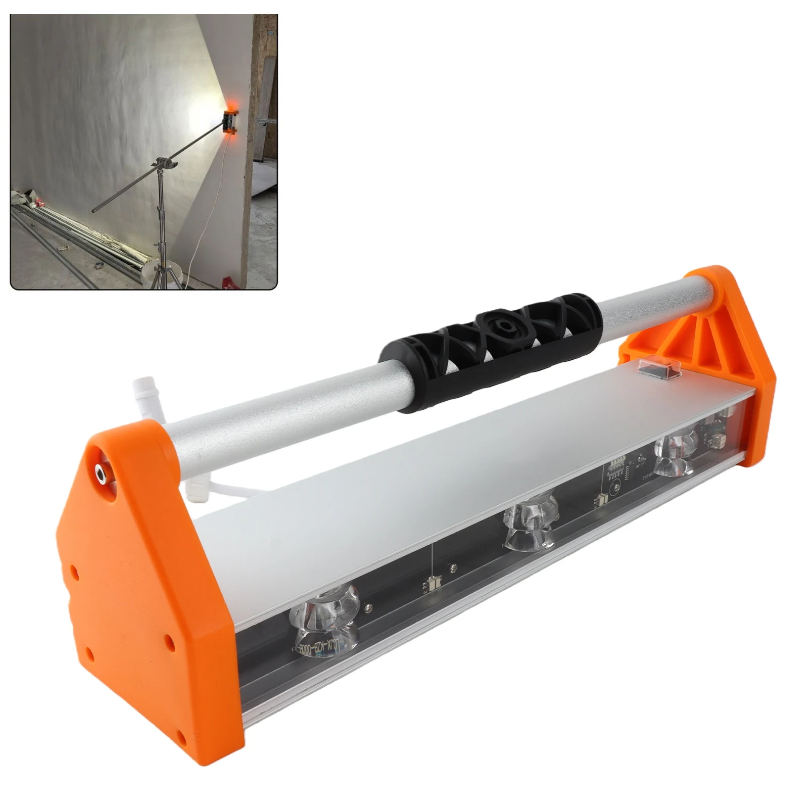 Wall Paint Inspection Light 3 Lamp Beads 39W 2600lm  Polishing Auxiliary Tool 120 Degree X 5 Degree Irradiation Angle