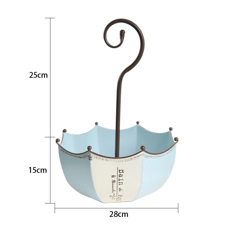 

Garden Grocery Ornament Balcony Flower Pot Iron Sheet Make Old Umbrella Flower Pot Flower Box