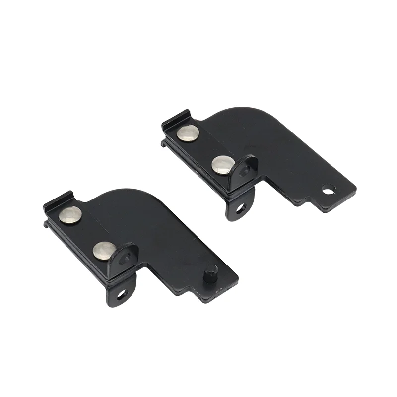 Black Flat Spacer Hardware Hinge Furniture Connector for Industrial Equipment Distribution Box Cabinets