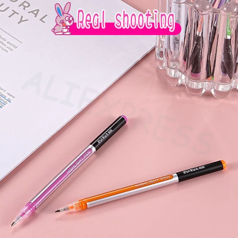 Student Gel Pens Set 6 12 18 Glitter Colors for Hand Lettering Art Highlighter Gel Pens for Journaling Notebooks