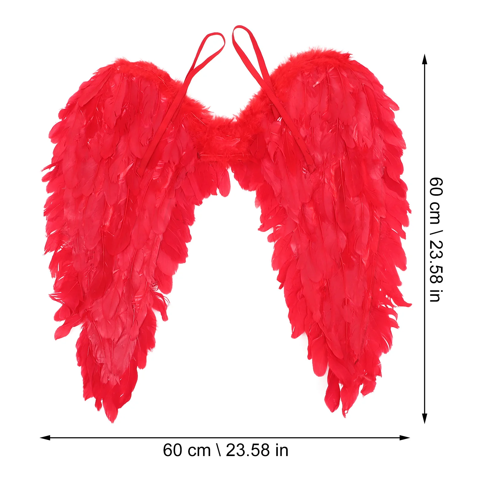 1 Pezzo Accessorio per Cosplay a Forma di Ala d'Angelo in Materiale Premium, Accessorio per Feste, Decorazione con Piume per Bambini, Prop per Fotografia