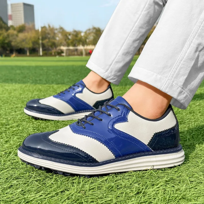 

2026 High Quality Designer Sneakers For Man Anti-Slippery Mens Golf Training Shoe Lace Up Wearable Outdoor Sports Men Shoes