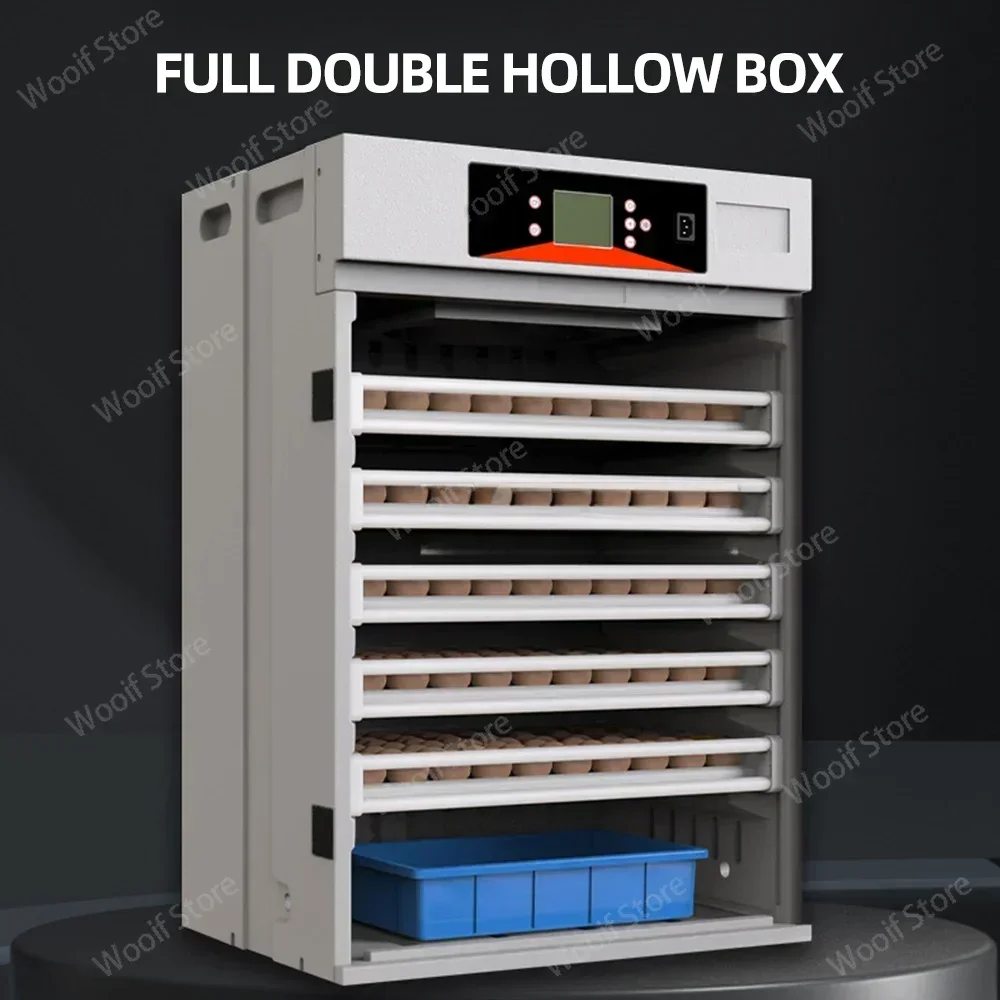 400 Eggs Fully Automatic Egg Incubator, Temperature and Humidity Control, Quail Eggs Brooder,Intelligent Chicken Egg Incubator