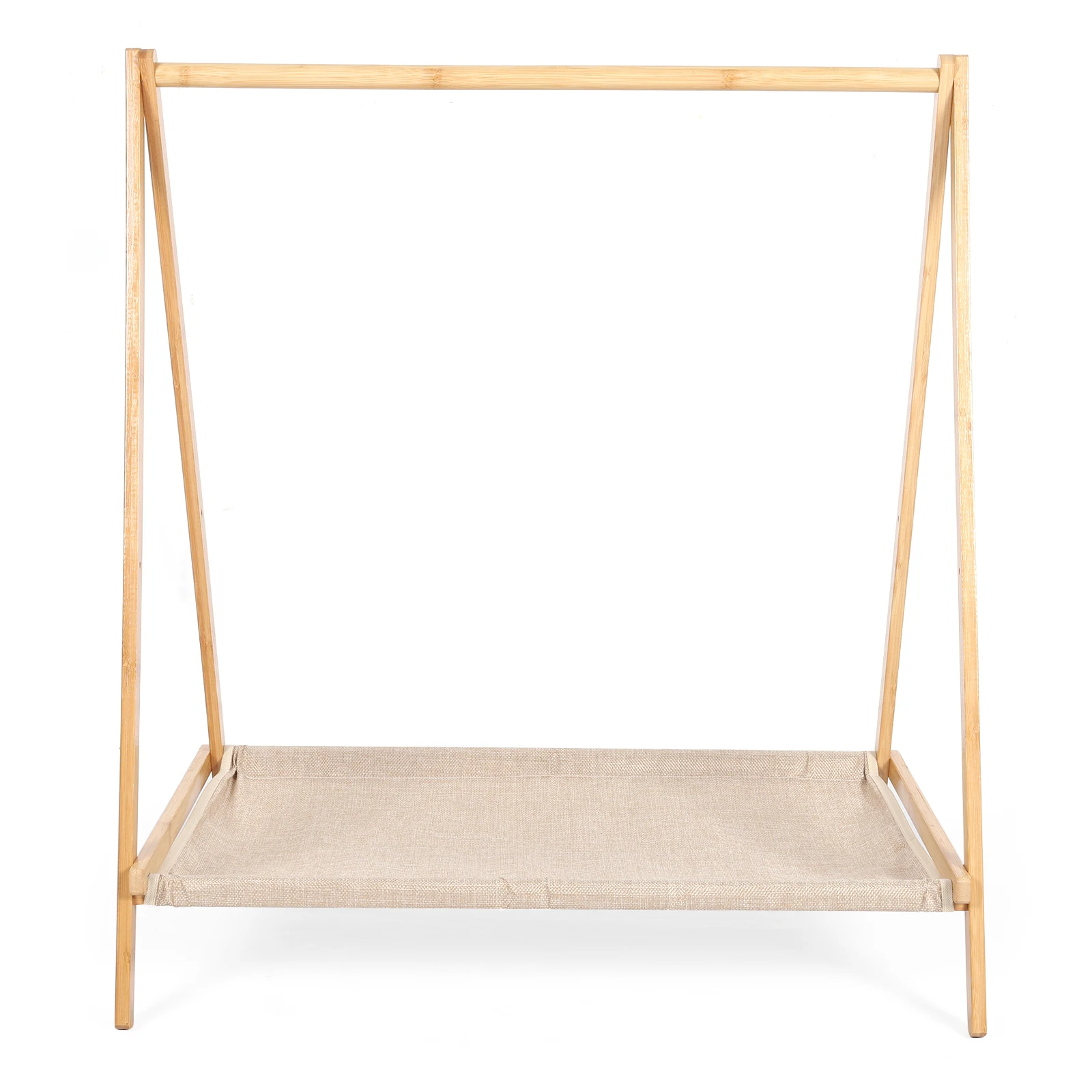 

Wood Clothes Rack Portable Wardrobe Storage Rack Clothing Storage Organizer Shelves for Hanging Clothes Coats Skirts Shoes Bags