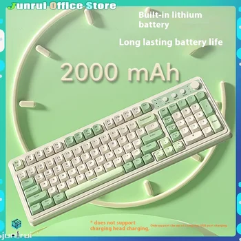 Wolf Spider S99 keyboard wireless Bluetooth wired Threemode mechanical game office computer Tablet universal mechanical keyboard