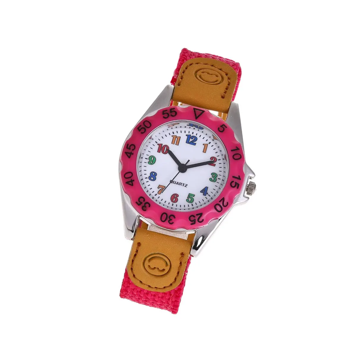 Student Quartz Cartoon Quartz Nylon Strap Students Watch Rosy 'S Watches Students Watch