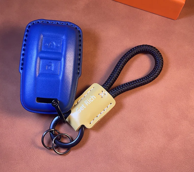 Autoschlüsseletui für Toyota Land Cruiser LC 70 71 76 78 79 LC70 LC71 LC76 LC78 LC79 Schlüsselanhänger-Abdeckung Shell-Halter Fob Bag Zubehör – Detail 11