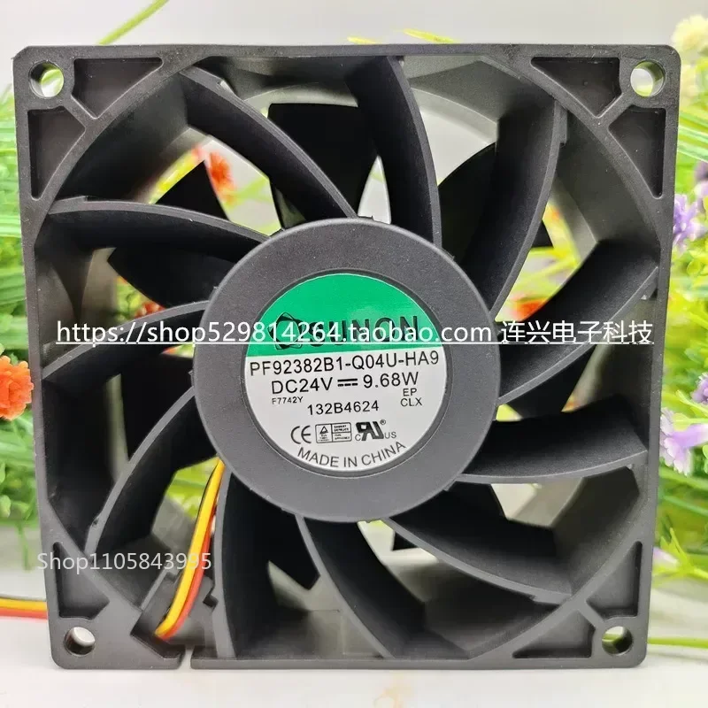 for SUNON PF92382B1-Q04U-HA9 DC 24V 9.68W Server Cooling Fan New