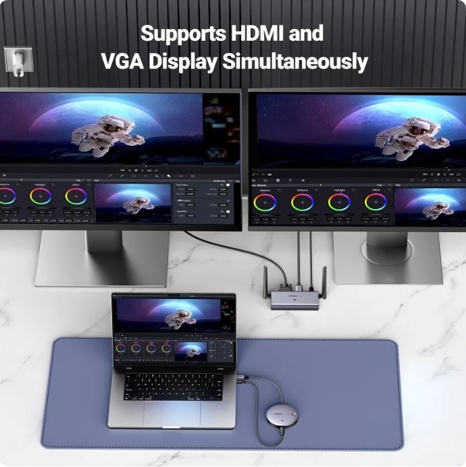 Bezprzewodowy przedłużacz HD-MI 4K, zestaw nadajnika i odbiornika wideo 5G, zasięg 50M, adapter wyświetlacza, dongle do TV, PC, PS5