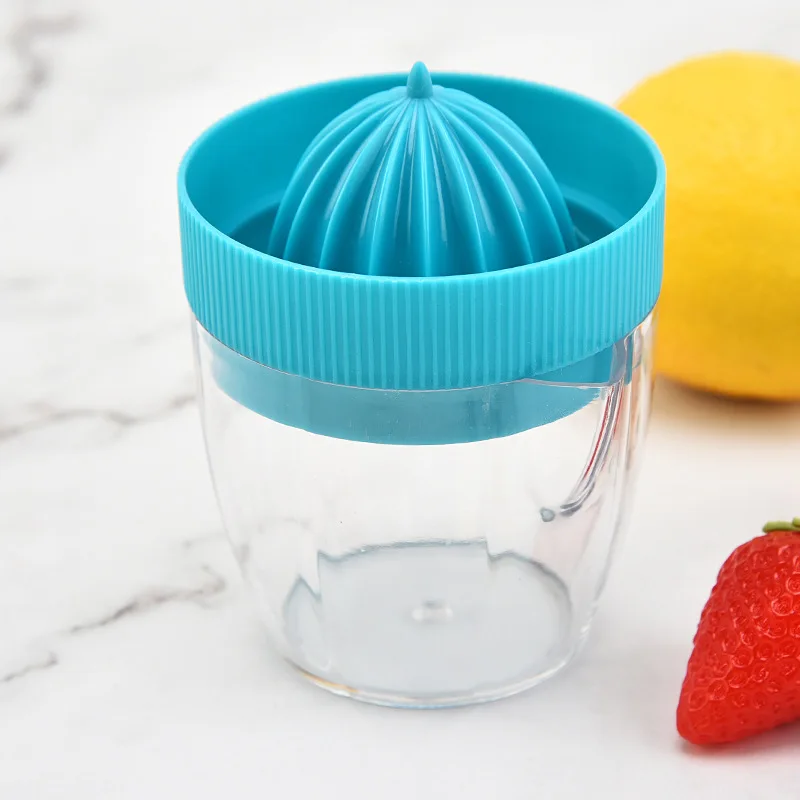 Hand Fruit Juice Cup Plastic Orange Lemon Squeezer Mini Food Processor Kitchen Accessories Juice Citrus Lemon Manual Fruit Press