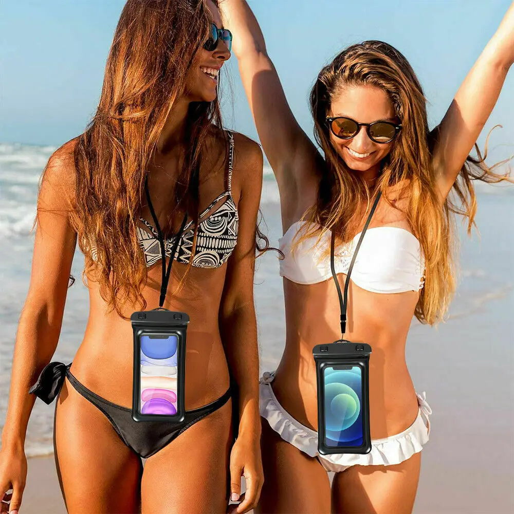 Waterproof Phone Pouch Universal Waterproof Cell Phones Case Bag Swim Convenient To Use Lightweight Portable Bag Protector Cover