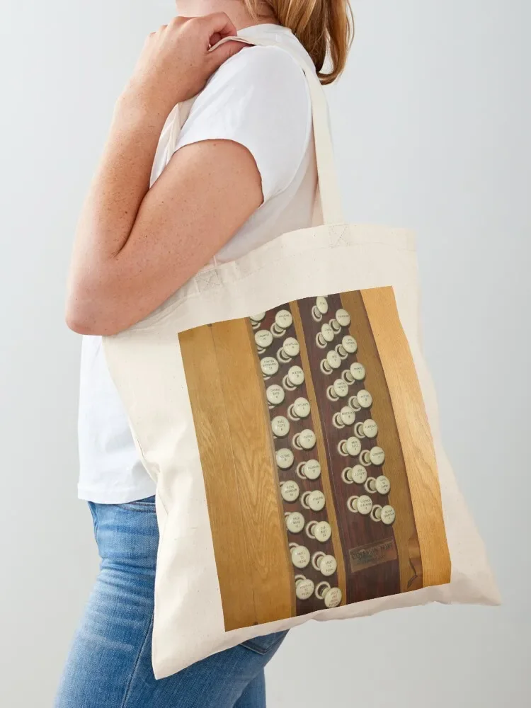 

Organ Stops - Exeter Cathedral Tote Bag tote bag men's Women's tote bag Lady