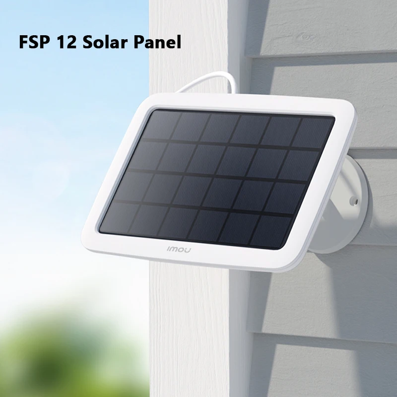 

IMOU Solar panel for Cell Go Rechargeable Camera Wi-Fi Vlog feature Outdoor Surveillance Cameras PIR Human Detection IP65