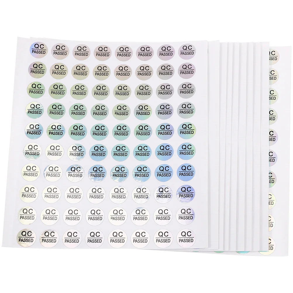 

1600 Pcs PASS Tag Passed Labels Clear Tape Printable Sticker Pvc Self-adhesive Quality Test Stickers Scrapbook