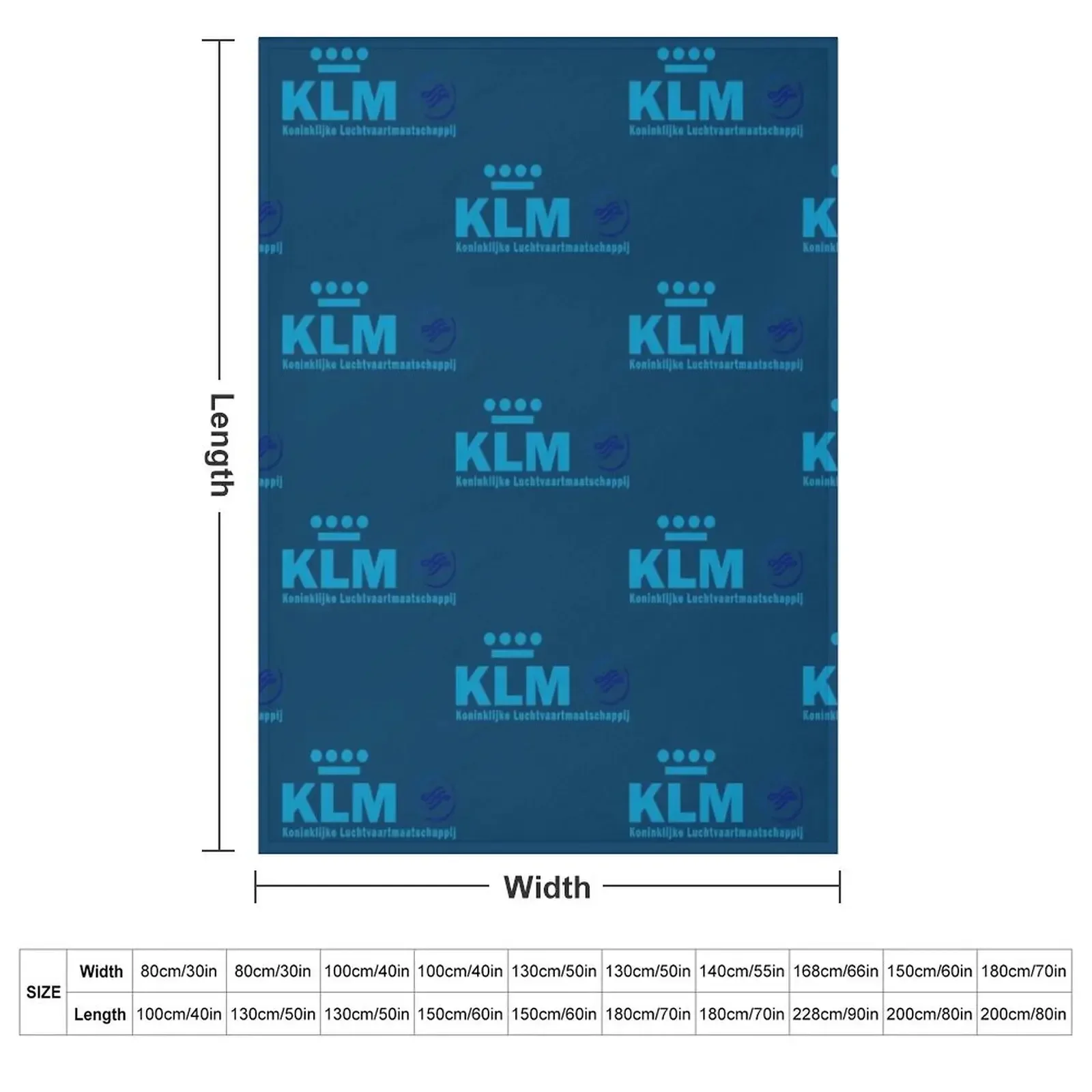 klm airlines Throw Blanket cosplay anime Bed Luxury for winter Blankets For Sofas Beach Blankets