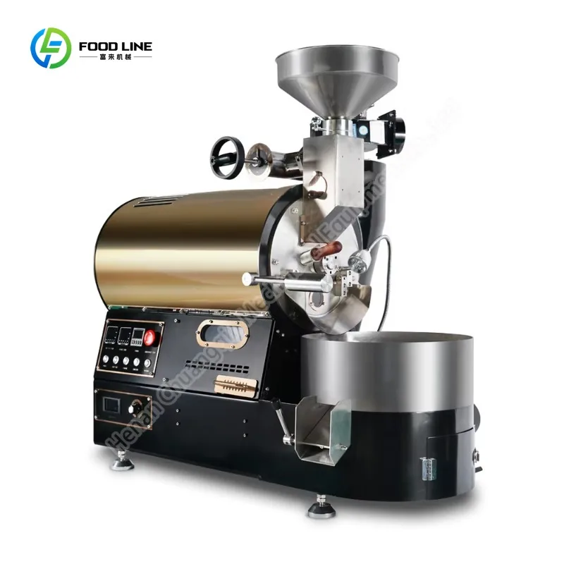 

Coffee 1kg 2kg 3kg Coffee Roasting Machines Coffee Bean Drum Roaster Machine