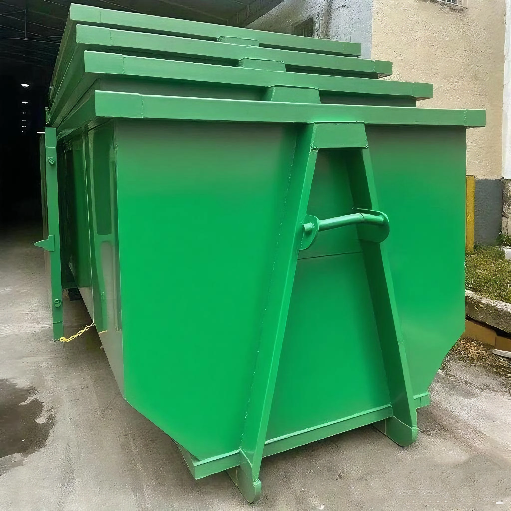 Hook Lift Dumpster with Hook Arm System Waste Container