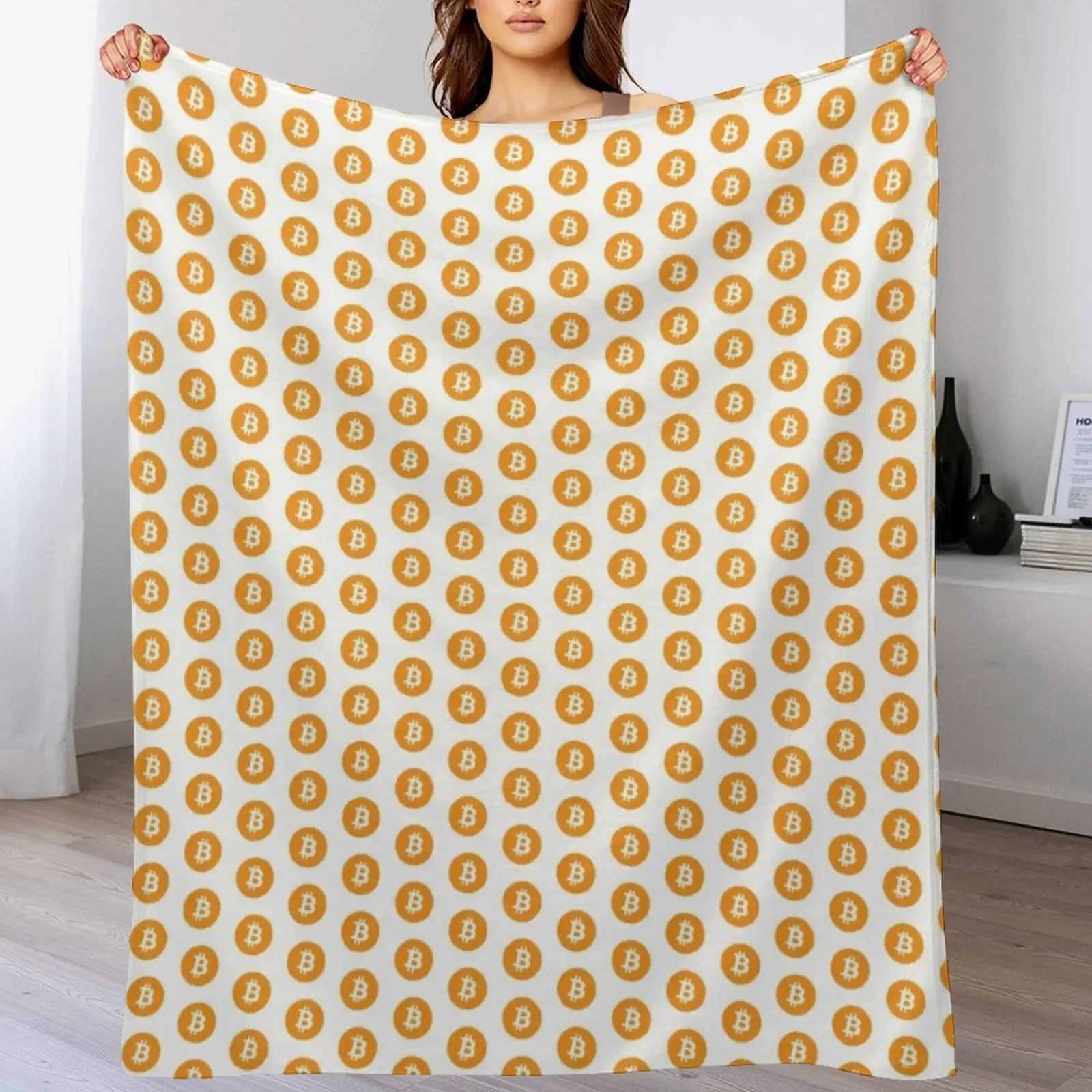 

Bitcoin Throw Blanket For Decorative Sofa Decorative Beds Designers Blankets For Baby Blankets