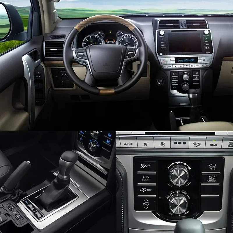 YBJ Car Accessories Left Hand Drive DashBoard Interior Upgrade Kit for Prado Land Cruiser FJ150 2010-2017 Upgrade to 18-21 LC150