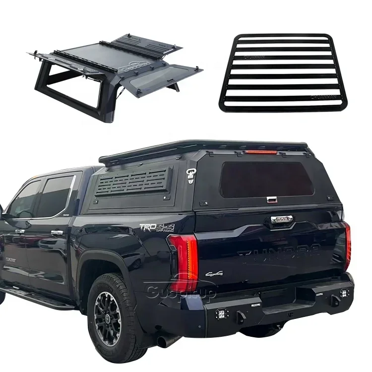 

Steel 4X4 Pickup Canopy with Roof Rack Trunk Bed Cover Hardtop Canopy for T60 Dmax Triton Navara