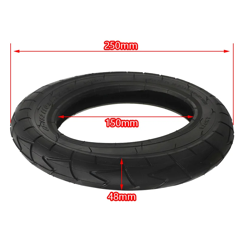 10 Inch 10x1.75x2（47-152） Inner Tube Outer Tyre ， for Electric Scooter Children's Bicycle Baby Carriage Parts