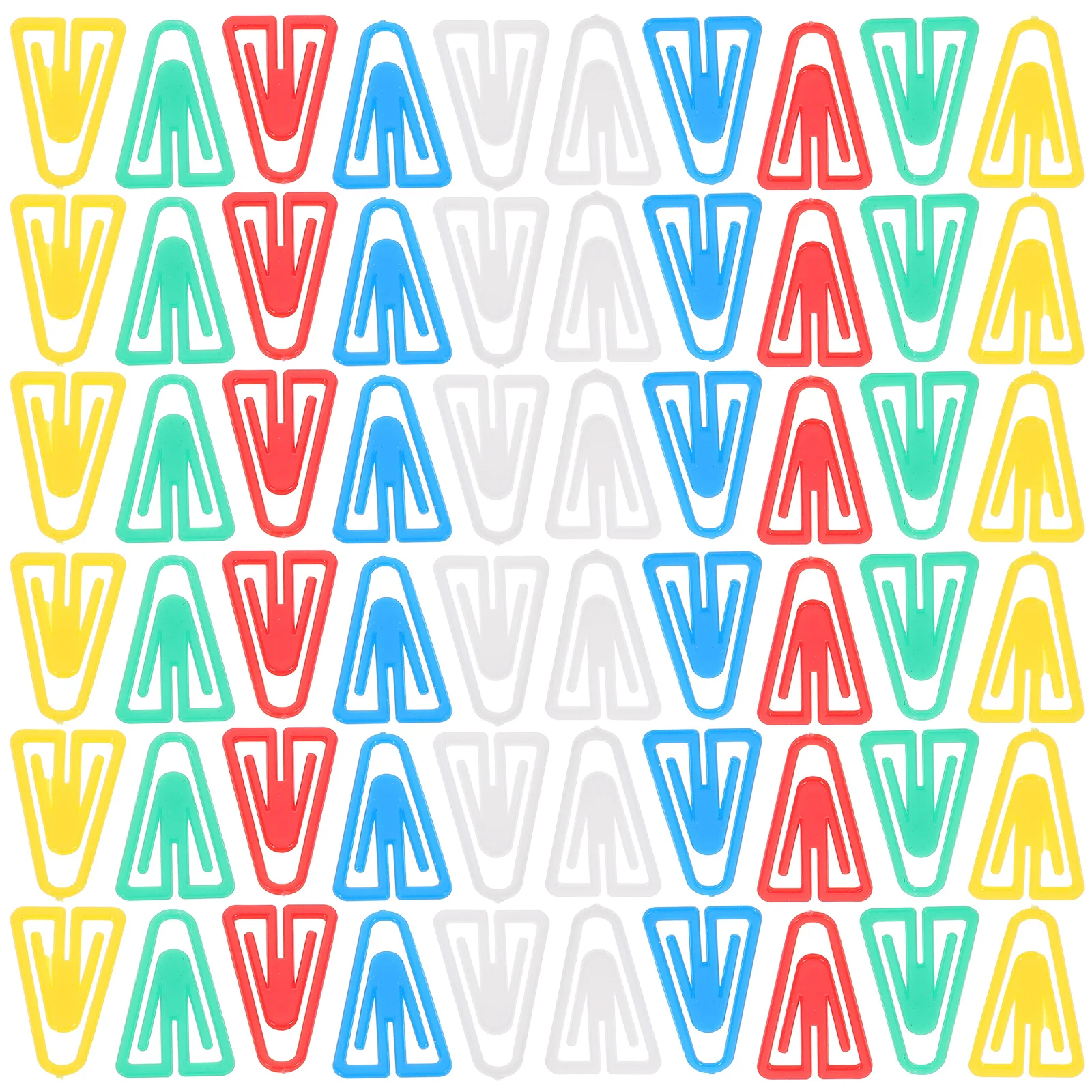 100Pcs Colored Paper Clips Mini Adorable Shapes for DIY Bookmarks Photo Albums Holders and Document Organization