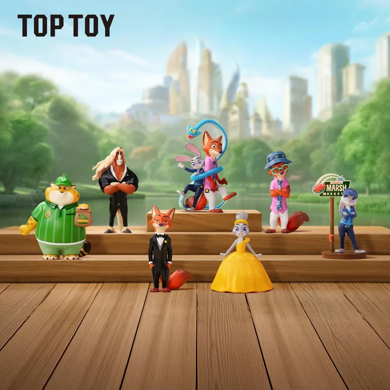 

Hot New Toptoy Disney Zootopia 2 Journey Series Judith Nick Blind Box Anime Figure Children For Christmas Gift Ornament Doll Toy