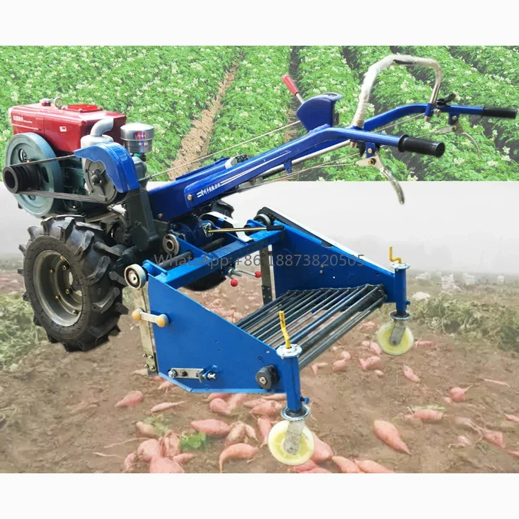 potato harvester machine agricultural potato harvester for mini tractor hand tractor Peanuts garlic onions carrots harvester