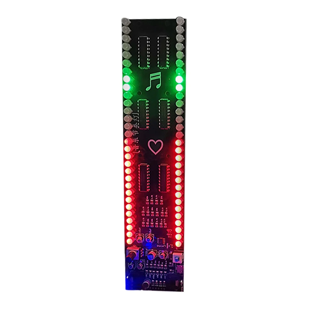 30 Segment Audio Rhythm Dual Color LED Light Music Spectrum Volume Level Indicator Atmosphere Light Electronic DIY Soldering Kit