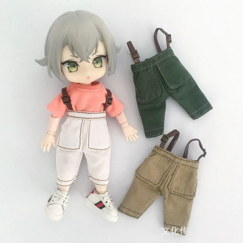 HOUZIWA GSC 1/12 Bjd Doll Clothes Overalls OB11 Doll Clothes