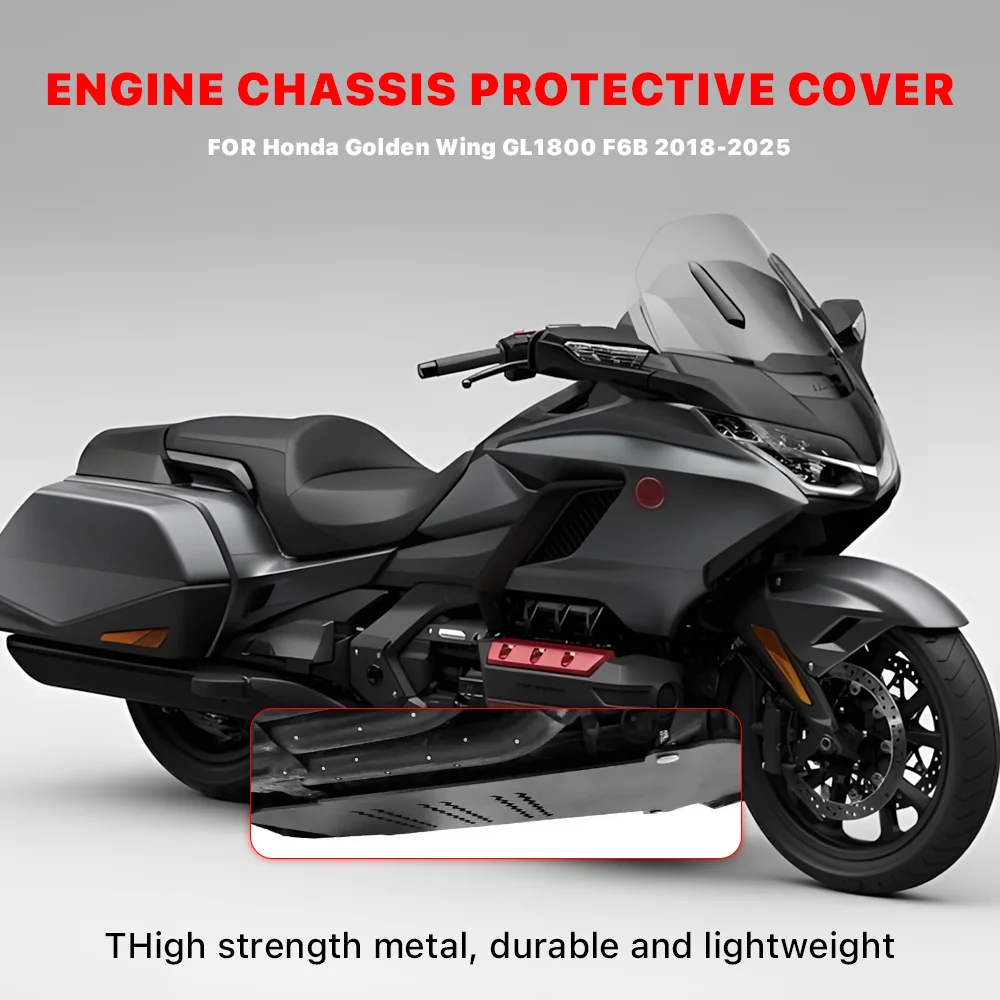Aluminum alloy Motorcycle Engine chassis protective cover For Honda Golden Wing GL1800 F6B 2018-2025 Engine chassis cover 5