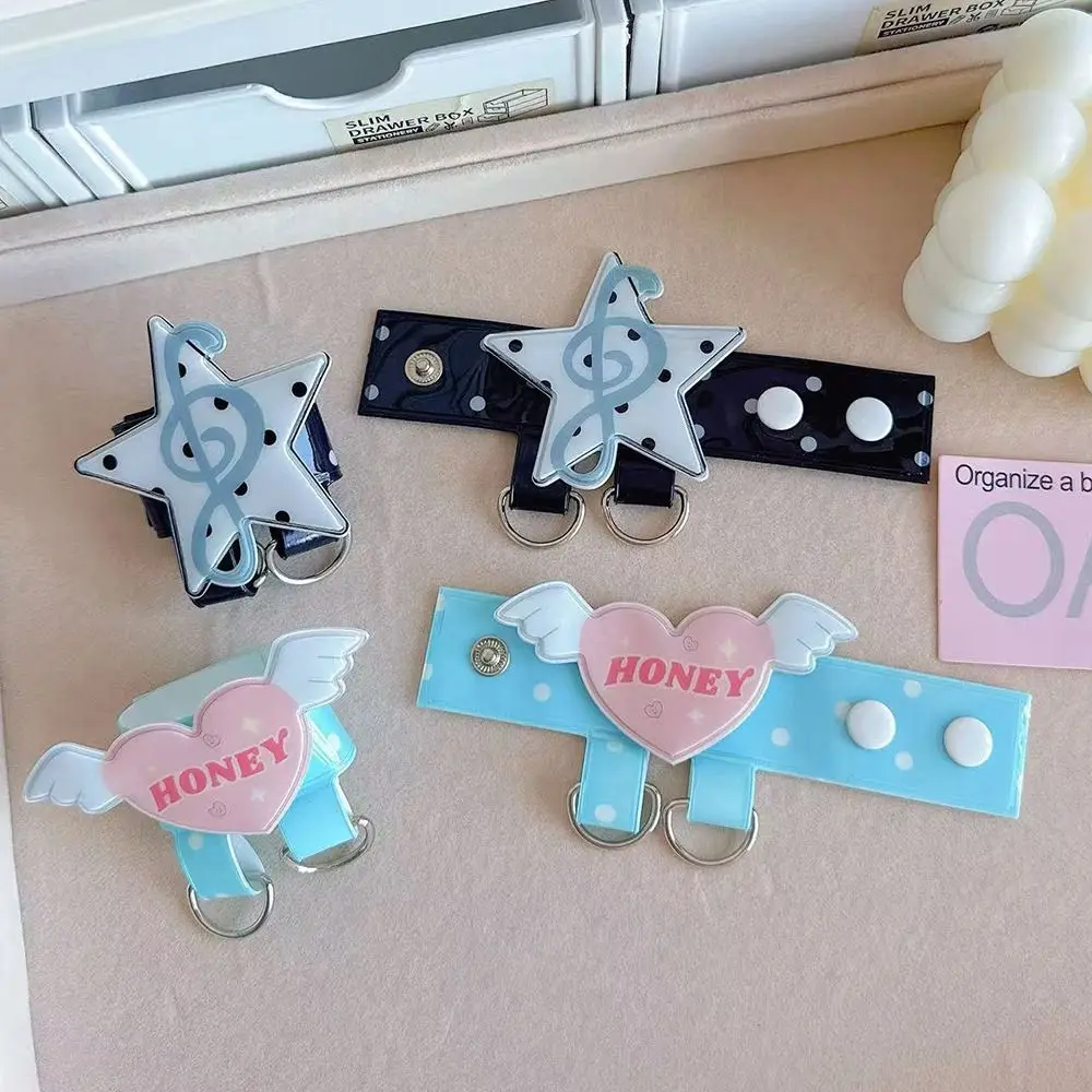 High Quality PVC Bag Extender Clip Polka Dot with Double D-Rings Bag Extension Buckle Bag Charm Holder Backpack