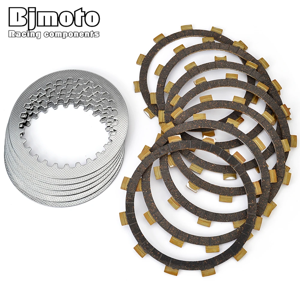 Motorcycle Clutch Friction Plates For Yamaha TT350A (3GJ) 1990-1995 TT350 (ITJ) 1985-1989 XT350 85-95 BW350 Big Wheel 1987-1988