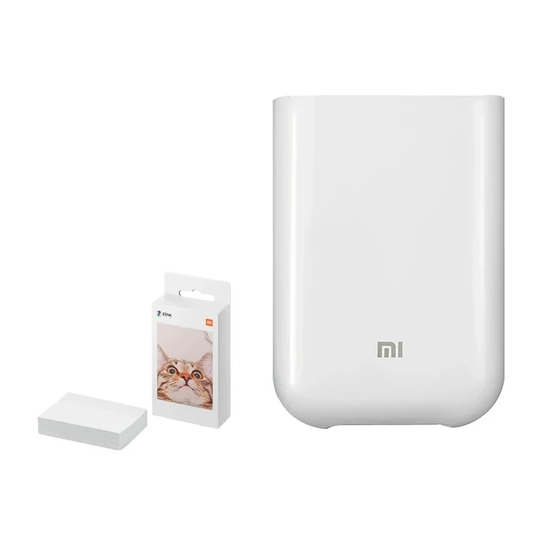 Xiaomi Mi Portable Photo Printer Bluetooth 5.0 BLE ZINK Inkless Technology Wireless Mini AR Video Photo Printing