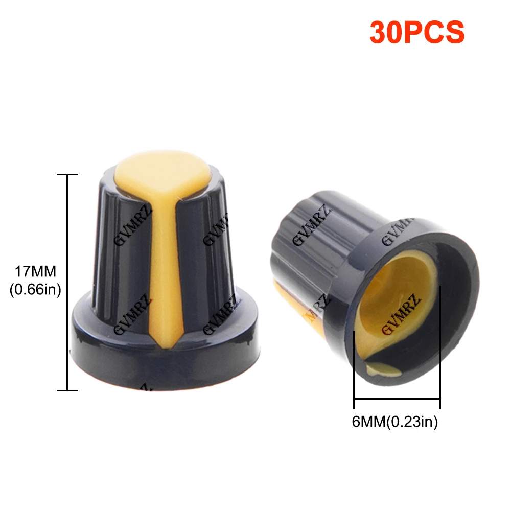 WH148 potentiometer knob Yellow Orange Blue Red White cap 17X6MM AG2 knob