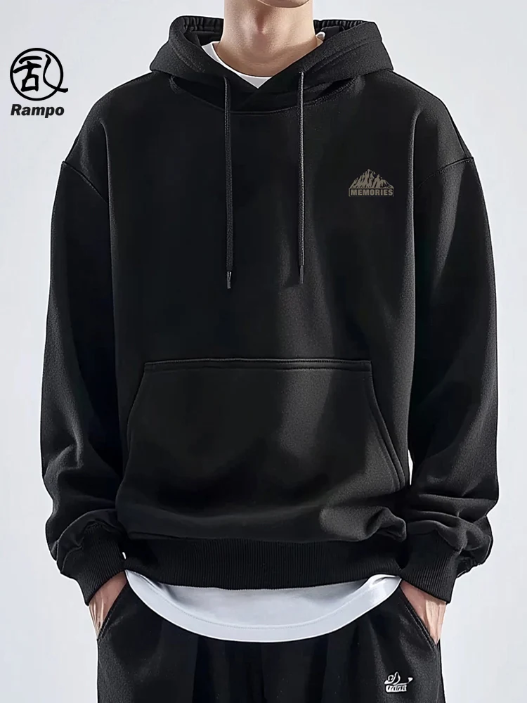 

Мужская толстовка-худи Bla: Новинка, свободный крой, повседневная, осенне-зимняя, для молодежи и подростков, из хлопка и полиэстера, с принтом, не требует глажки