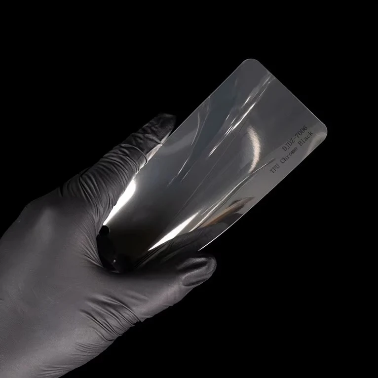 Factory Supply Color PPF Chrome Black Car Body Film Color Changing PPF Car Wrapping Film Easy Air Release Car Wraps Color PPF