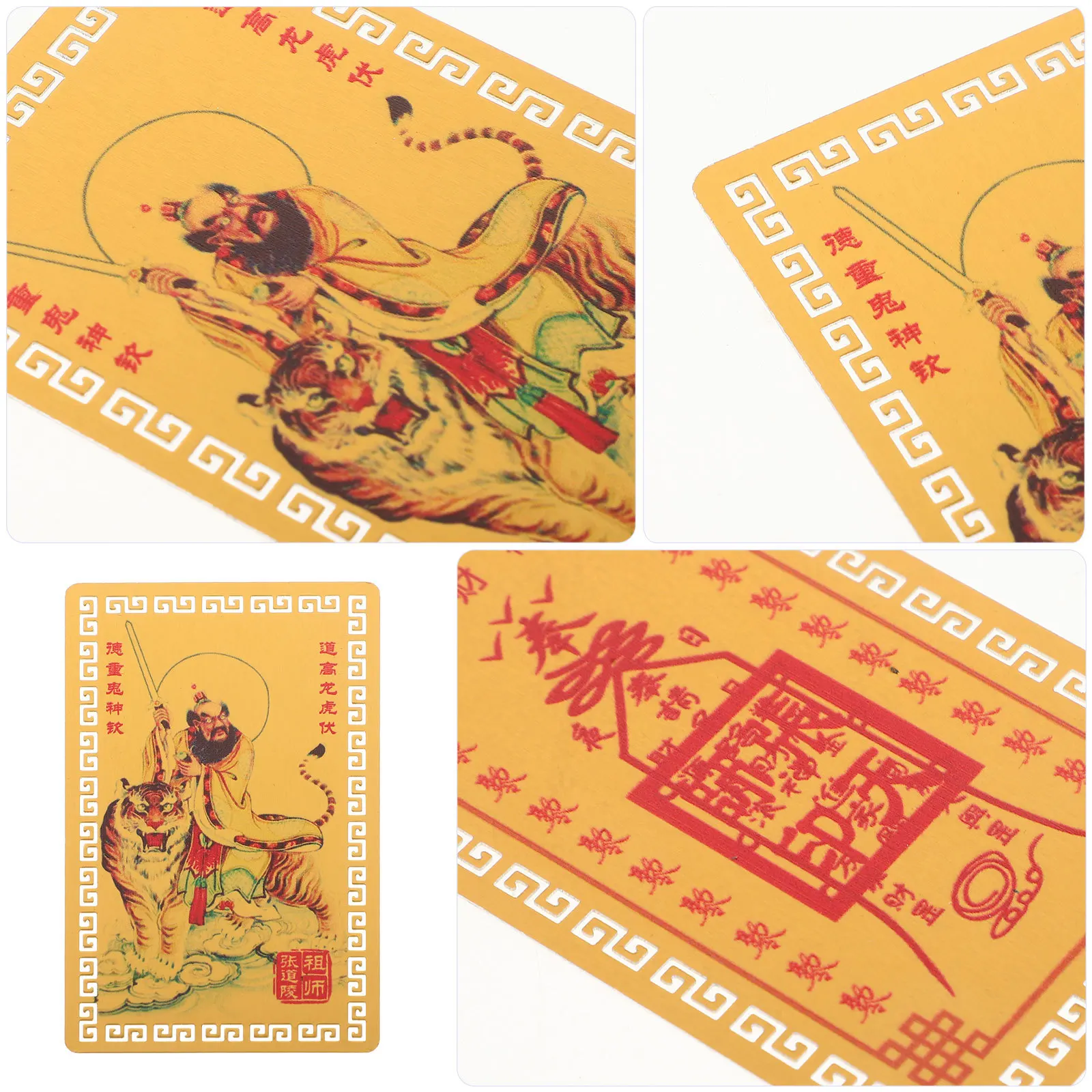 بطاقة بوذا المعدنية 2025 تميمة للحماية الصينية فنغ شوي الثروة سحر بولي كلوريد الفينيل الحرف اليدوية ديكور