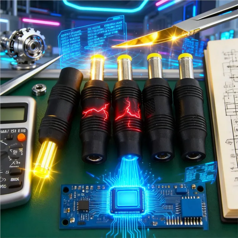 

Адаптер питания постоянного тока для ПК, планшета, адаптер зарядного устройства, разъем 3,5*1,35 мм, гнездо до 5,5*2,1 мм, разъемы E4