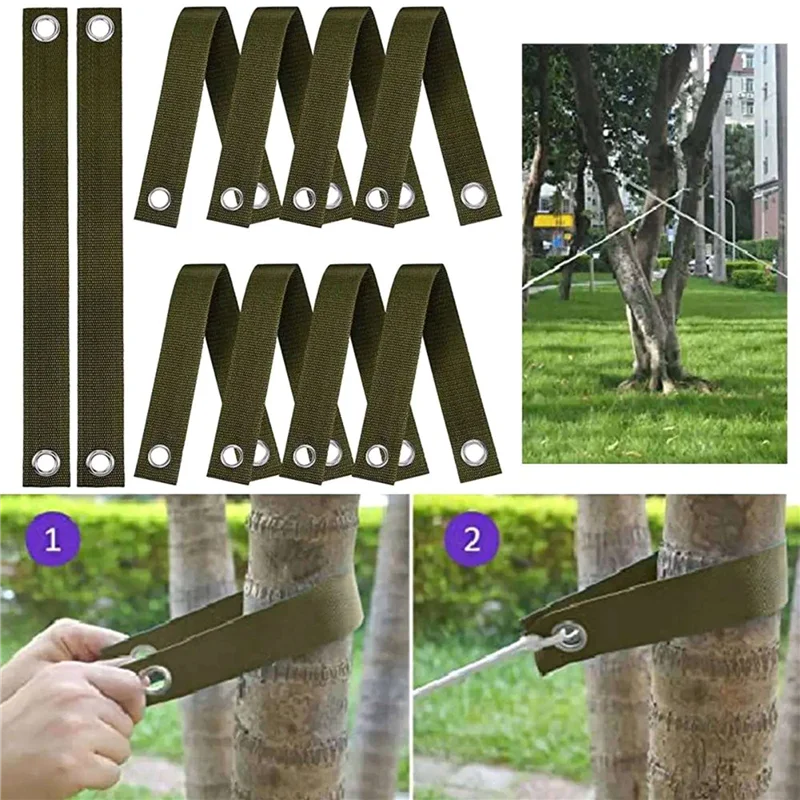 ABRE-24X Baumband mit Tülle, starke Tragfähigkeit, gute Unterstützung, effektiv fixiert, neu gepflanzter Astgürtel, Gartengerät