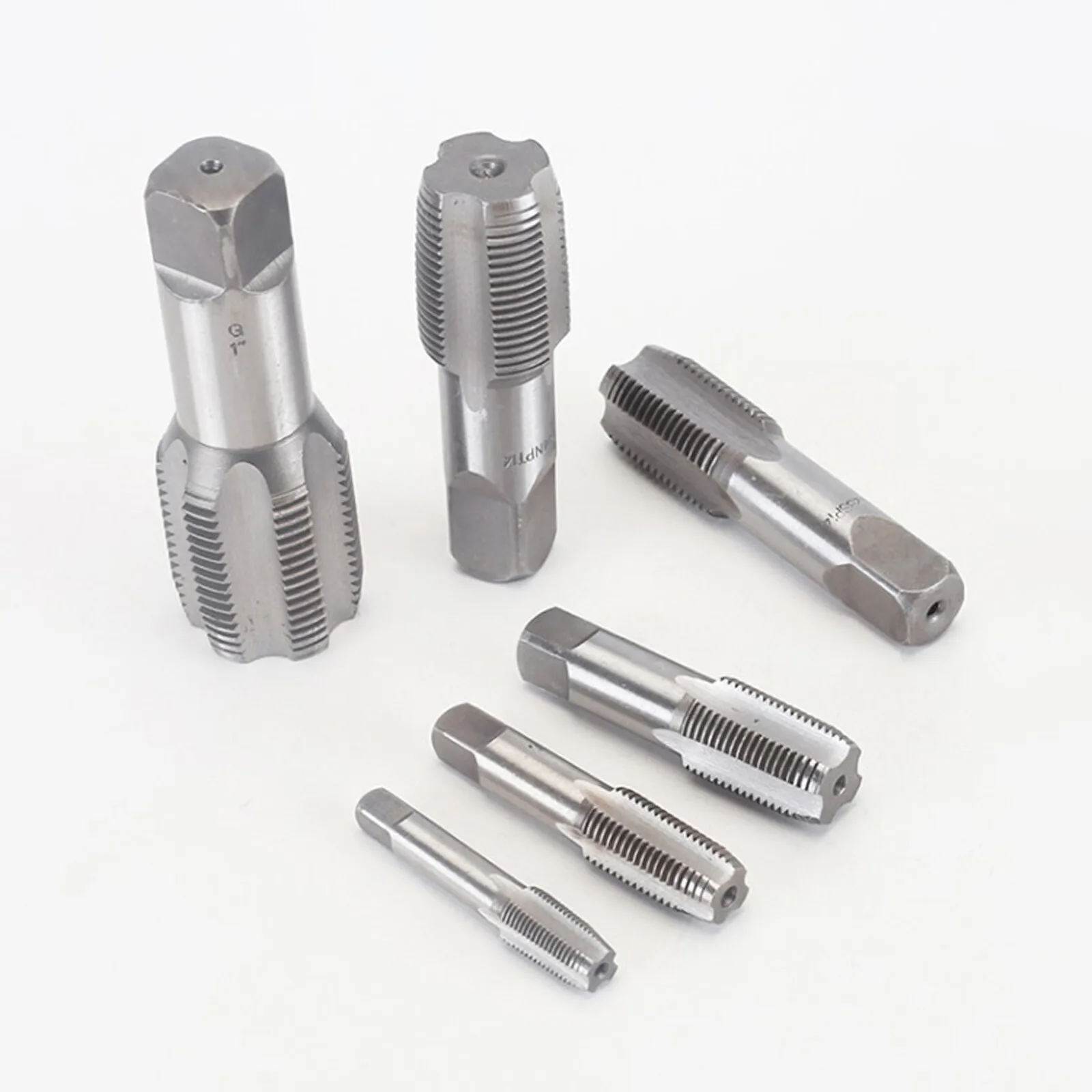 1/2/5Pcs HSS Taper Pipe Tap NPT G1/8 G1/4 G3/8 G1/2 G3/4 High Speed Steel Thread Tap Metal Thread Cutting Rethreading Hand Tools