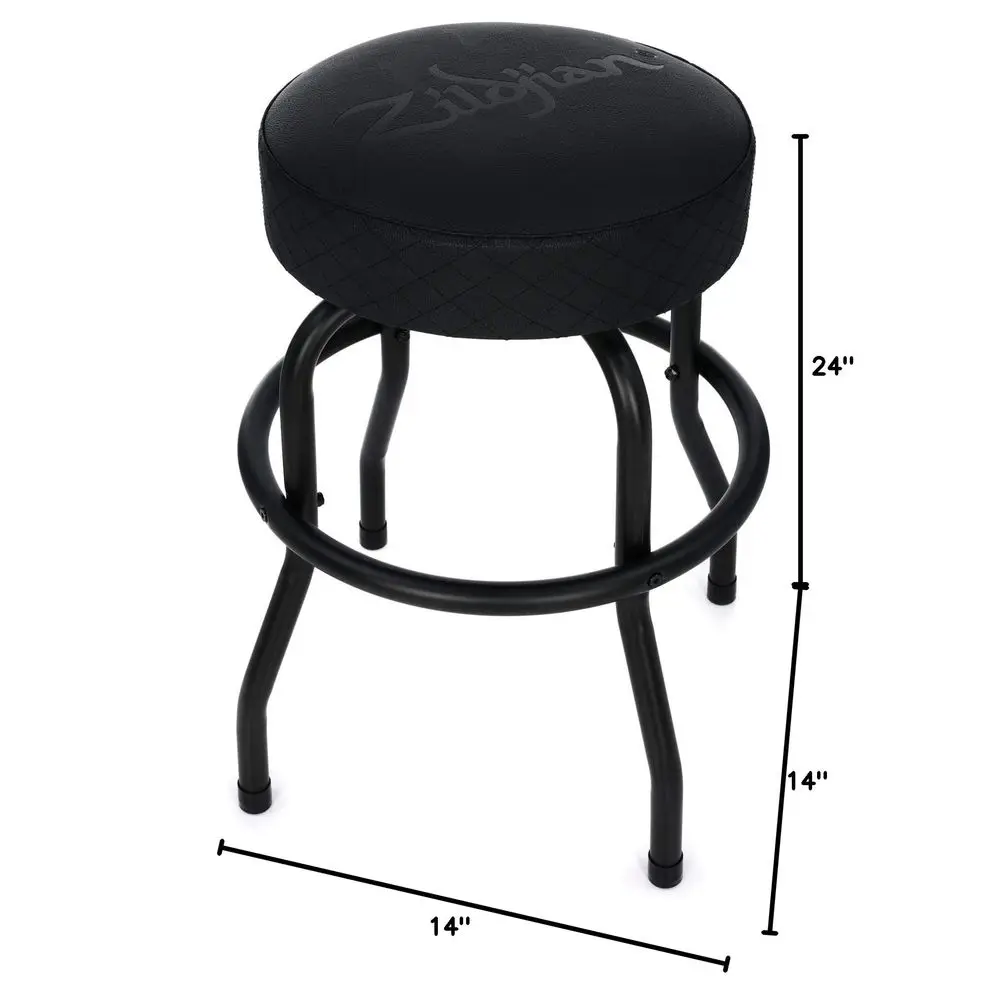 

Черный барный стул 24 Drum Throne ZSTOOL24