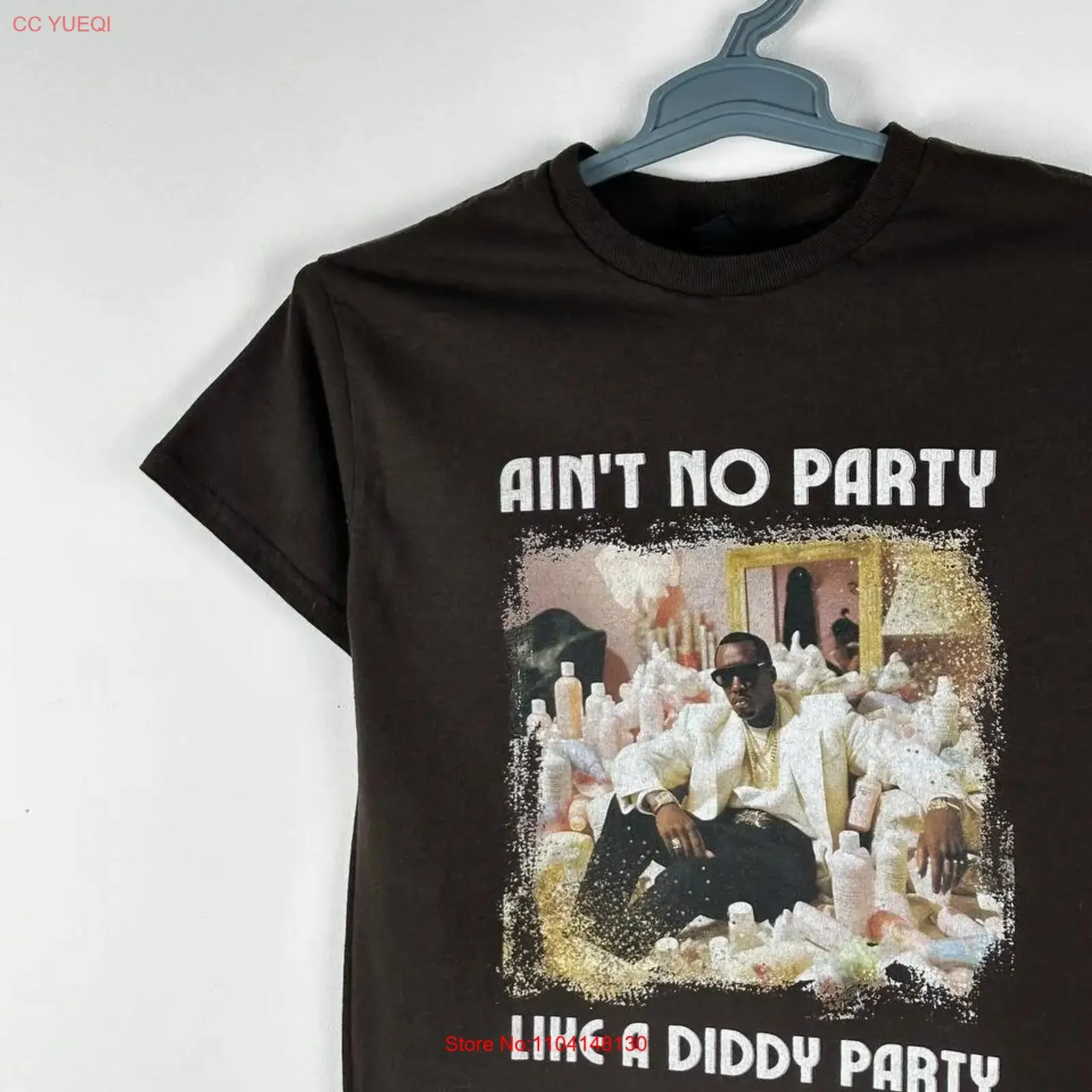 Humor Aint No Party Like A Diddy Puff Daddy T Shirt Size S vintage Washed Slightly Top For Everyday Wear Casual Comfortable