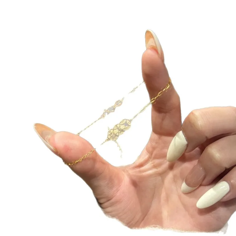 جديد النمط العرقي الصيني خمسة الأباطرة المال الذهب سوار عملة رائعة المرأة المتخصصة تصميم الشعور عالية الإضاءة الفاخرة الشعور يهودي #5