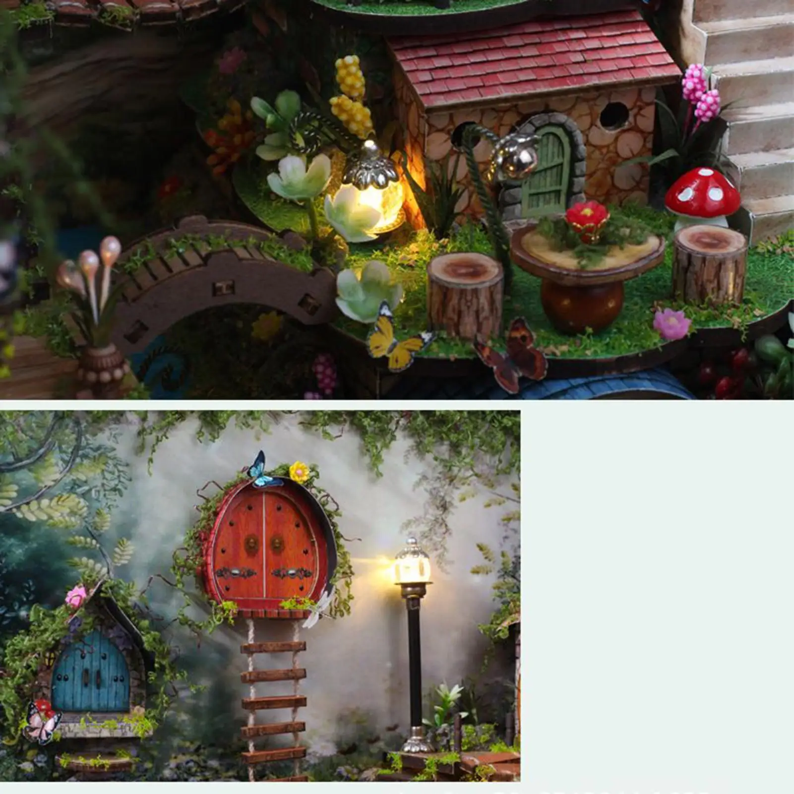 

Book Nook Kit Handmade Small House Building Kit Creative Tabletop Decor For Adults Teens Home Bookshelf Display Bedroom Holiday