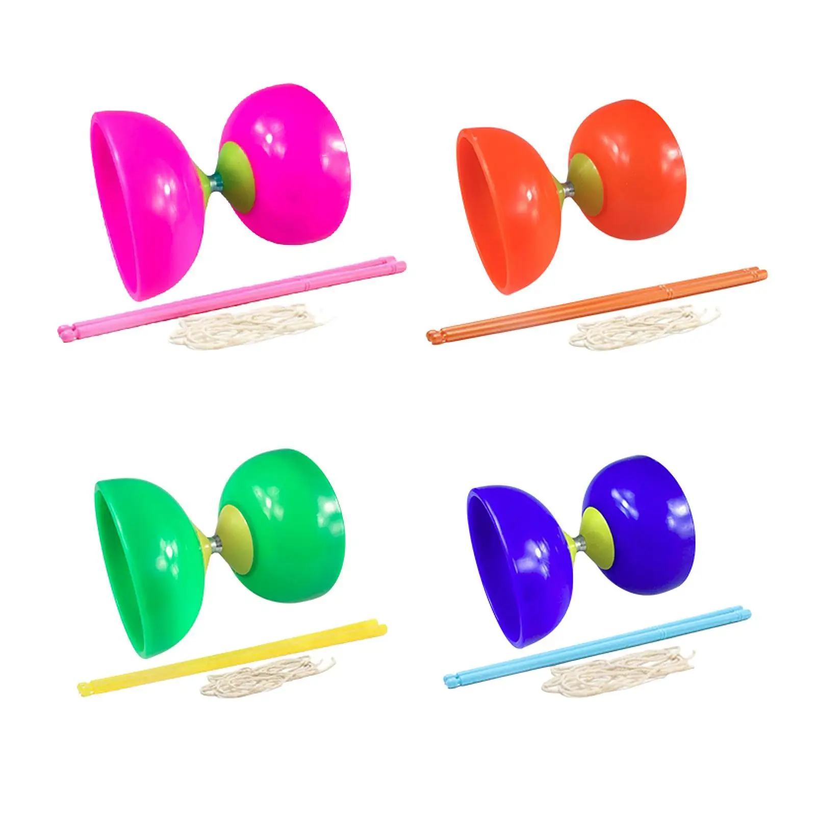 

Chinese Diabolo Set with Triple Bearing for Juggling And Skill Development