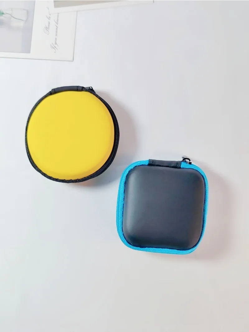 Mini Kopfhörer Schutzhülle Tasche Box Harte EVA Fall Digitale Ladegerät Kopfhörer Lagerung Tasche USB Daten Kabel Organizer Tragetasche – Detail 3